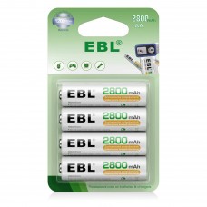 EBL AA Rechargeable Battery 2800mAh 4 pack [H]