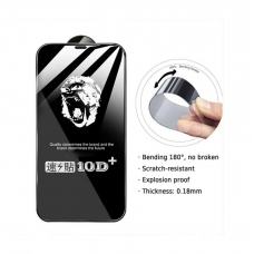 For iPhone - Pliable and Strong Tempered Glass Screen Protector (Gorilla) Without Package
