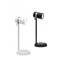 Reading lamp with bluetooth music player and wireless charging L9-BLACK