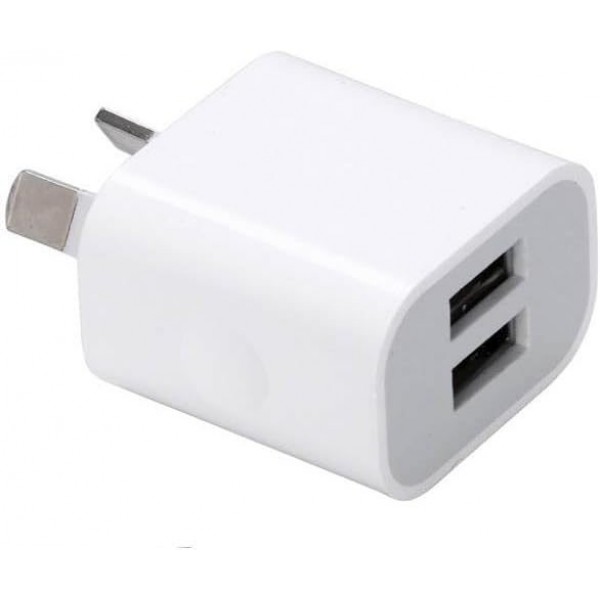 [U03]DUAL-USB Replacement Apple 5W Power Adapter 5V 2.0A A1444 for iPhone 5S6|6+|7|8|Plus|X|XS|MAX
