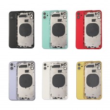 iPhone 11 Back Cover Rear Housing Chassis with Frame Assembly Black / Green / Purple / Red / White / Yellow [BC]