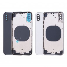 iPhone X Back Cover Rear Housing Chassis with Frame Assembly Space Grey / Silver [BC]