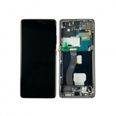 Original Samsung Galaxy S21 ULTRA G998 LCD Touch Screen With Frame (Black) Screen Replacement [BE]