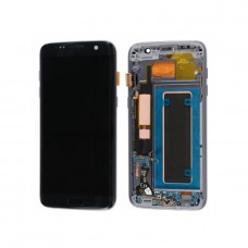 Original Samsung Galaxy S7 EDGE LCD With Frame (Black) Screen Replacement [BA]