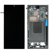 Original Samsung Galaxy S24 Ultra LCD Touch Screen With Frame Titanium Black [BA]