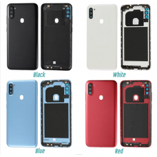 Samsung Galaxy A11 Back Cover Rear Door Housing Case Chassis Panel Replace Black / Blue [BF]
