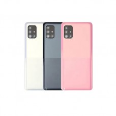 Samsung Galaxy A51 Back Cover with Camera Lens Rear Door Housing Case Chassis Panel Replace Prism Crush Black / Prism Crush Blue / Prism Crush Pink / Prism Crush Red / Prism Crush White [BF]