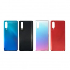 Huawei P30 Back Cover Rear Door Housing Case Chassis Panel Replace Pearl White / Amber Sunrise [BF]