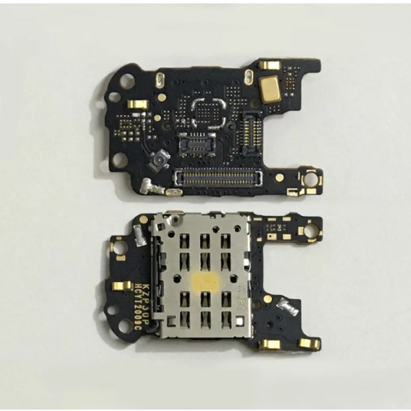 Huawei P30 Pro SIM/SD Card Reader Holder Conecction Board With Microphone Flex Cable