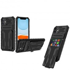 for Samsung - Fashion Phone Cover Case with A Card Slot & Card Holder (i-Crystal)