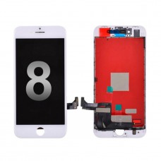 YK Replacement Apple iPhone 8G LCD Display & Touch Panel, White.Incell[W02]
