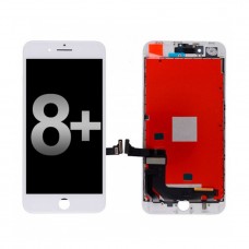 iPhone 8P (White) LCD Display & Touch Panel (YK) Screen Replacement [W02]