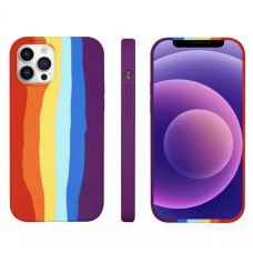 For iPhone - Rainbow Silicone Phone Covers Cases